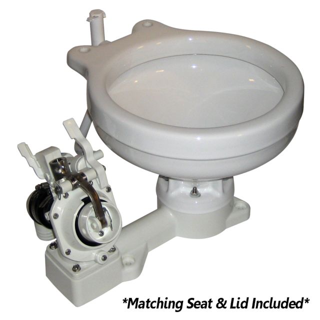 Raritan Raritan Fresh Head - Fresh Water Flush - Manual - Household Size - Left Hand Operation