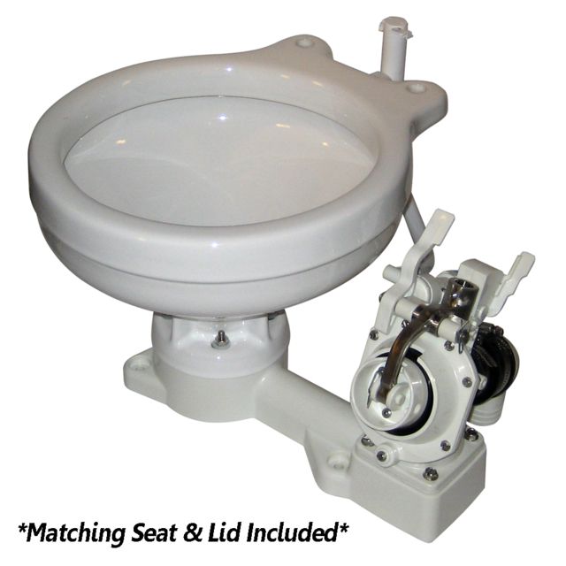 Raritan Raritan Fresh Head - Fresh Water Flush - Manual - Household Size - Right Hand Operation