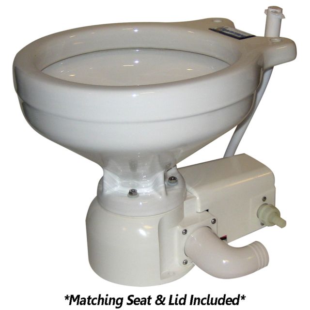 Raritan Sea Era Household Size Toilet - Press - Fresh Water - Straight & 90 Discharge - Smart Switch - White