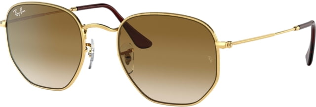 Ray-Ban Hexagonal Legend Gold  Sunglasses Arista Clear Gradient Brown 51