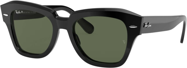 Ray-Ban  State Street Sunglasses Polarized Black G-15 Green 52