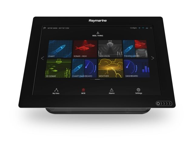 Raymarine Axiom 12in Touch Screen Multifunction Navigation Display w/ iIntegrated RealVision 3D 600W Sonar w/ NAG Chart