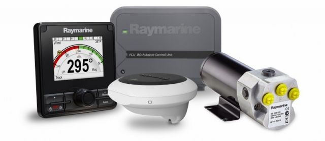 Raymarine Evolution ACU150 Hydraulic Autopilot System Pack w/ p70R Control Head ACU-150 EV1 Sensor Core Evolution Cabling Kit 12v Hydraulic Pump