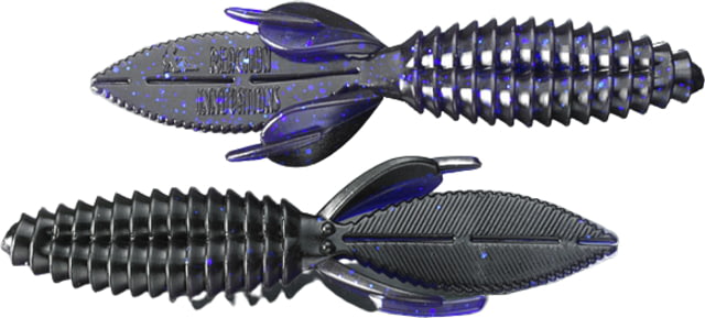 Reaction Innovations Smallie Beaver Creature Bait 10 0.5in Black Light