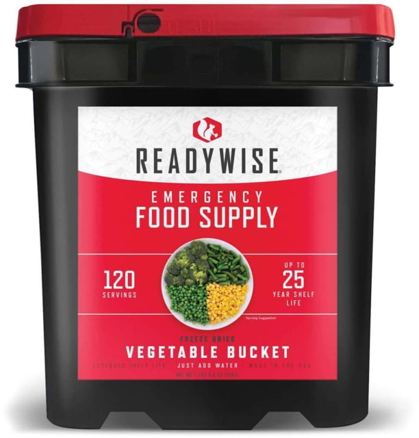 ReadyWise Freeze Dried Vegetable Bucket 120 Servings