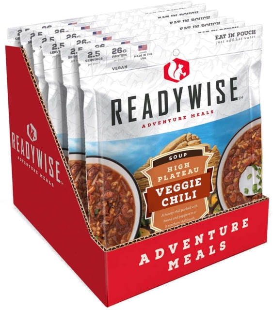 ReadyWise High Plateau Veggie Chili Soup 6 Pack