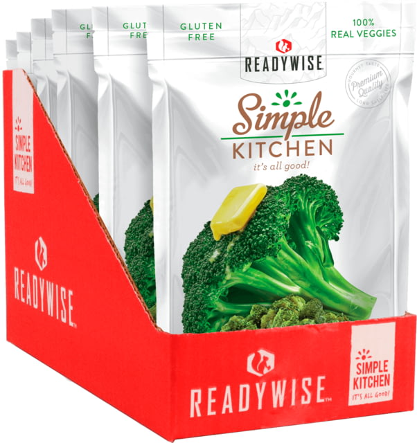 ReadyWise Simple Kitchen Buttered Broccoli 6 Pack
