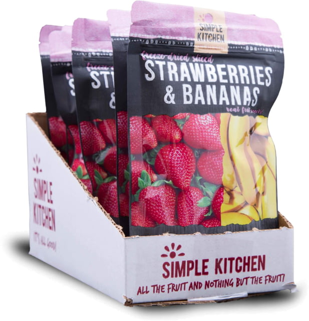 ReadyWise Freeze-Dried Strawberries & Bananas 6 Pack
