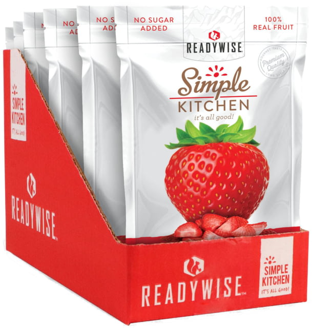 ReadyWise Freeze-Dried Strawberries 6 Pack