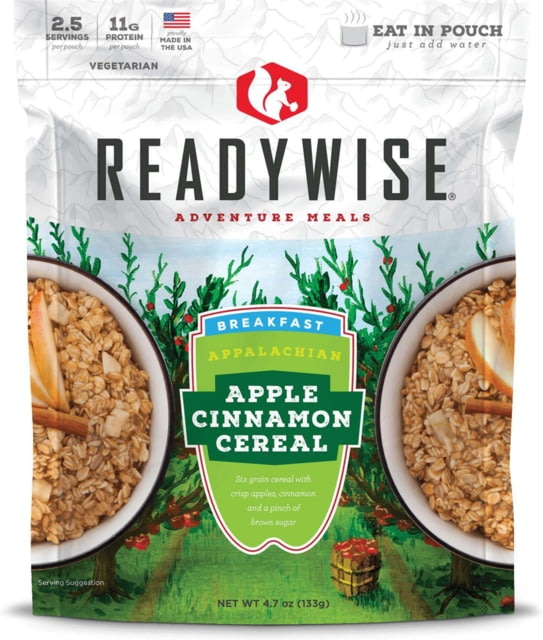 ReadyWise Appalachian Apple Cinnamon Cereal Single Pouch