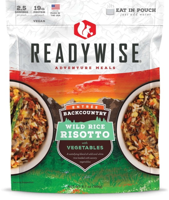 ReadyWise Backcountry Wild Rice Risotto Single Pouch