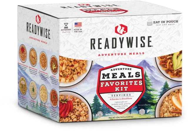 ReadyWise Adventure Meals Favorites Kit 9 Pack
