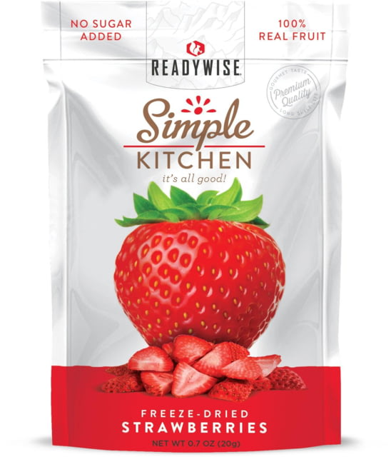 Readywise ReadyWise Freeze-Dried Strawberries 6 Pack