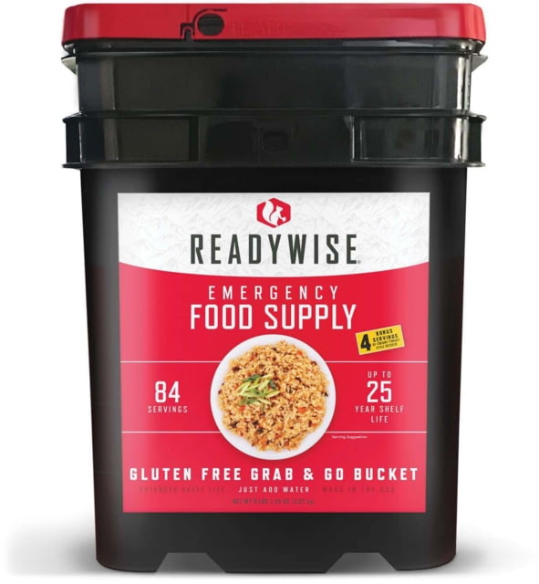ReadyWise Gluten Free Grab and Go Bucket 84 Servings