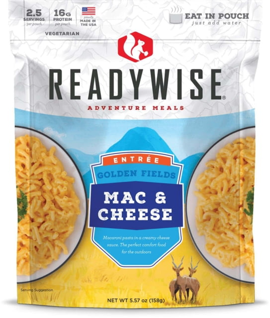 ReadyWise Golden Fields Mac & Cheese Single Pouch