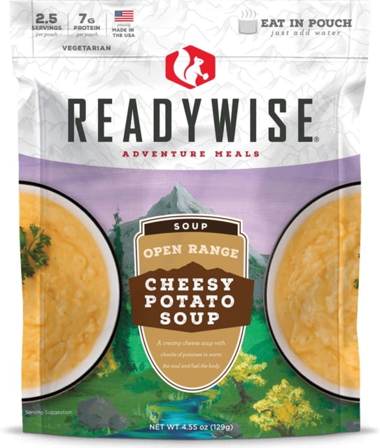 ReadyWise Open Range Cheesy Potato Soup Single Pouch