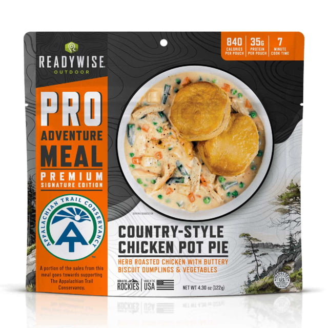 ReadyWise Outdoor Pro Meal Classic Chicken Pot Pie Black