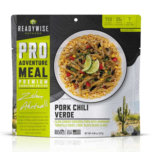 ReadyWise Outdoor Pro Meal Pork Chile Verde Black