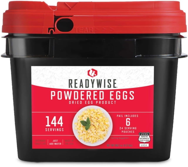 ReadyWise Emergency Freeze Dried Powdered Eggs 144 Servings