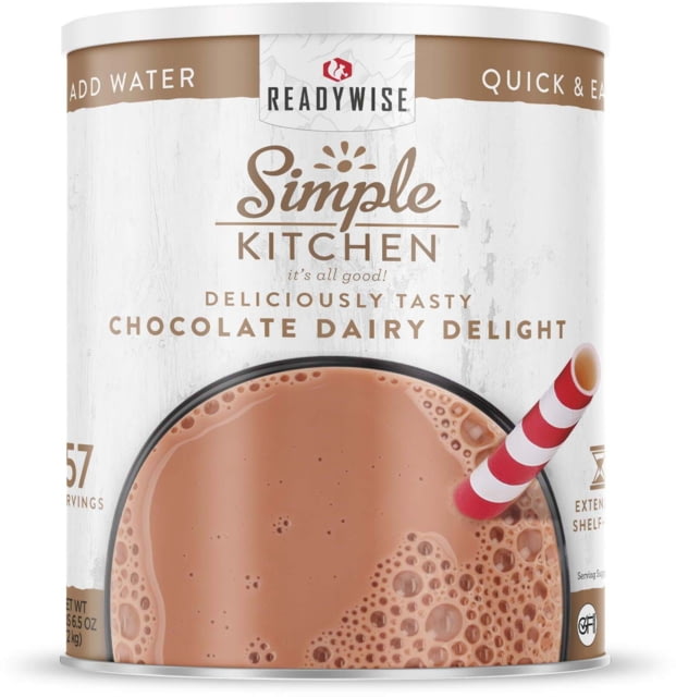 ReadyWise Simple Kitchen Chocolate Dairy Delight - 57 Serving Can White