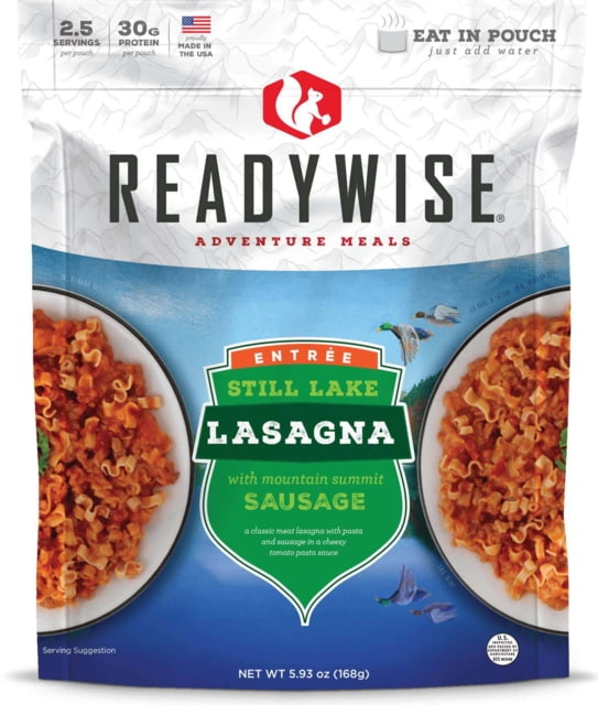 ReadyWise Still Lake Lasagna with Sausage Single Pouch