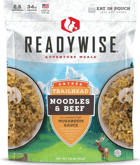 ReadyWise Trailhead Noodles & Beef Single Pouch