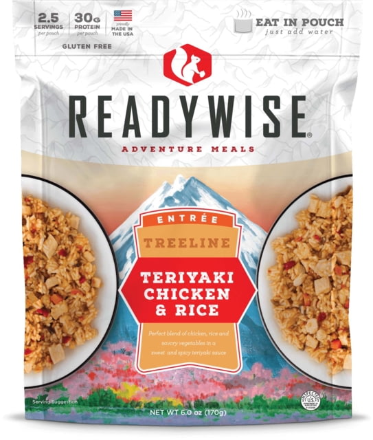 ReadyWise Treeline Teriyaki Chicken & Rice Single Pouch