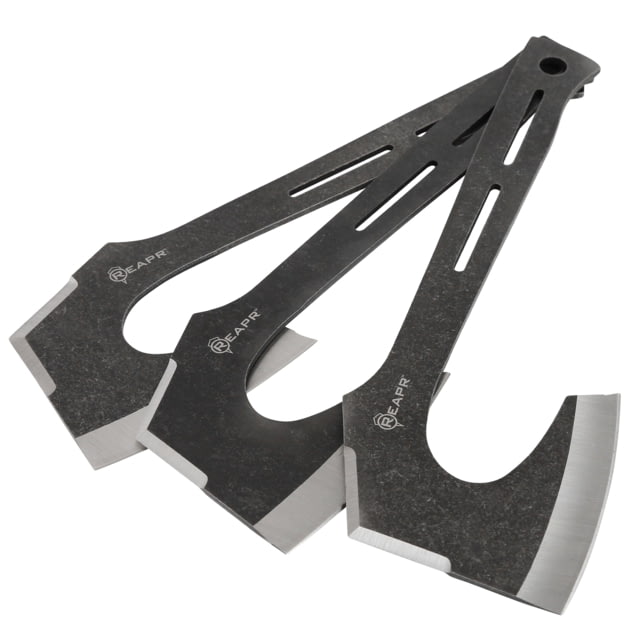 Reapr Chuk 3 Piece Throwing Axe Set Stonewashed Stainless