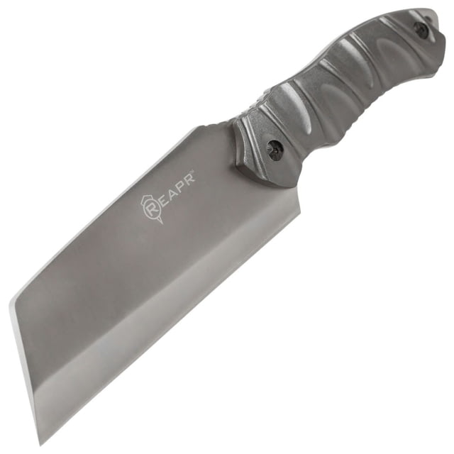 Reapr JAMR Fixed Blade Knife 6in 420 Stainless Steel Modified Cleaver Chopping Blade Satin Stainless