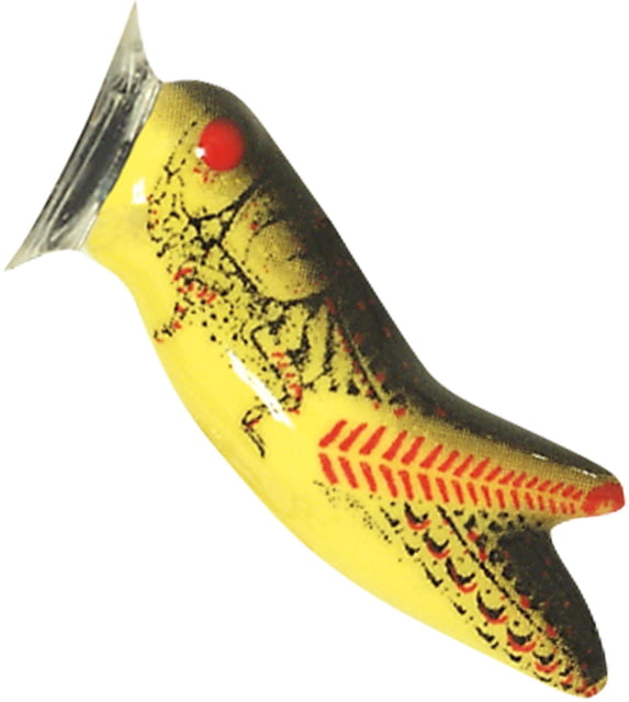 Rebel Lures Rebel Crickhopper Popper Topwater Bait Floating Yellow/Black Back 1 3/4in 3/16oz