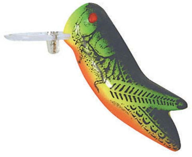 Rebel Lures Rebel Crickhopper Topwater/Crankbait Lure 1 1/2in 3/32oz Floating Firetiger