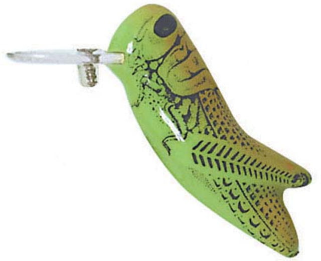 Rebel Lures Rebel Crickhopper Topwater/Crankbait Lure 1 1/2in 3/32oz Floating Green Grasshopper