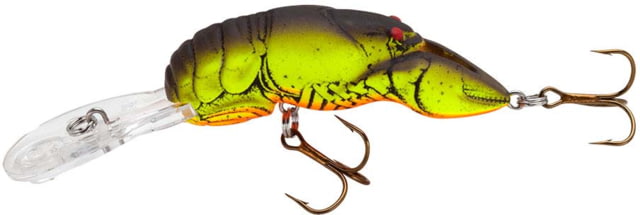 Rebel Lures Rebel Deep Wee Crawfish Lure 2 3/8in 3/8 oz Floating Chartreuse/Brown