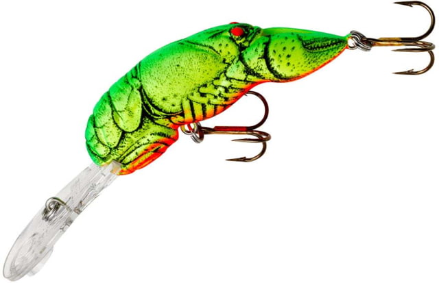 Rebel Lures Rebel Deep Wee Crawfish Lure 2 3/8in 3/8 oz Floating Chartreuse/Green Back