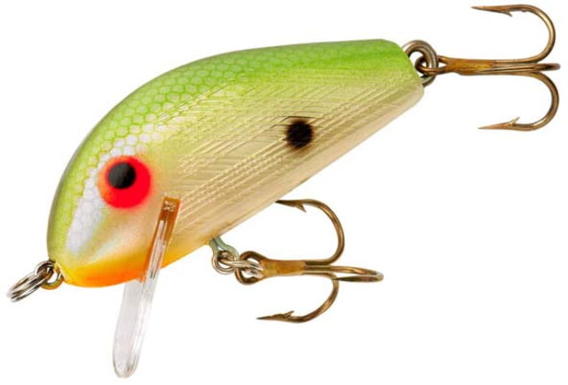 Rebel Lures Rebel Humpback Crankbait 1.75in 1/4oz Green Shad
