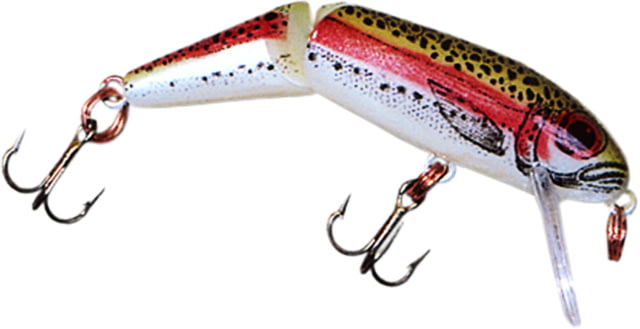 Rebel Lures Rebel Jointed Minnow Lure Floating Silver/Black 1 7/8in 3/32oz