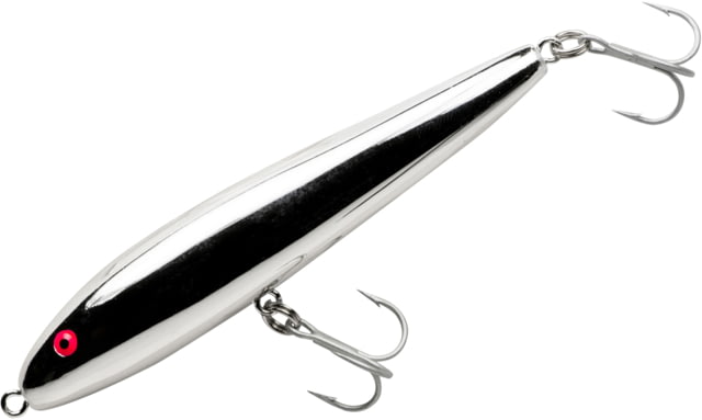 Rebel Lures Rebel Jumpin Minnow 4 1/2in 3/4oz 2 Hooks Chrome Silver