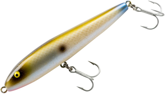 Rebel Lures Rebel Jumpin Minnow 4 1/2in 3/4oz 2 Hooks Moon Spot