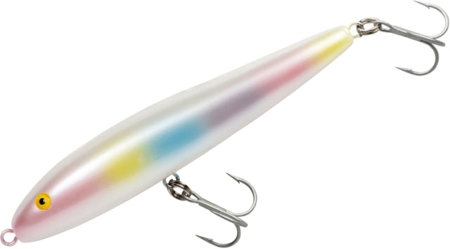 Rebel Lures Rebel Jumpin Minnow 4 1/2in 3/4oz 2 Hooks Mother of Pearl