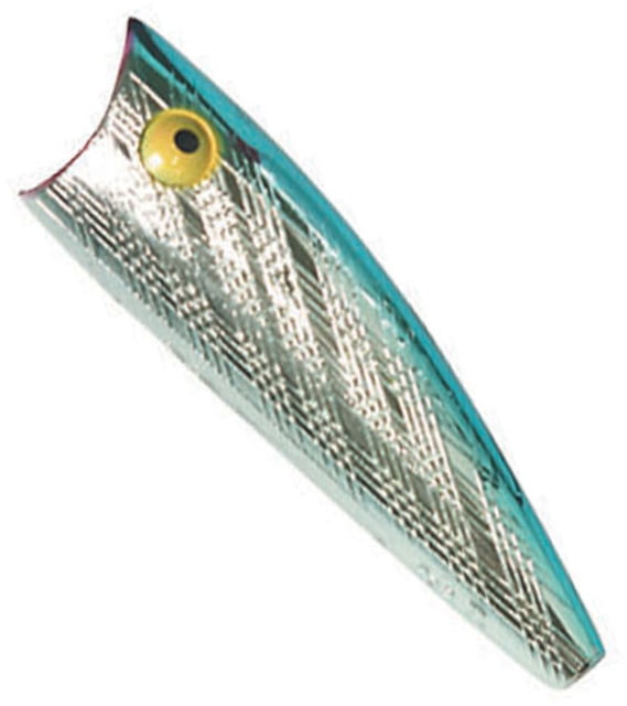 Rebel Lures Rebel Magnum Pop-R Topwater Bait 3in 1/2 oz Floating Silver/Blue