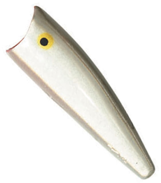 Rebel Lures Rebel  Pop-R Topwater Bait 2 1/2in 1/4 oz Floating Silver/Black