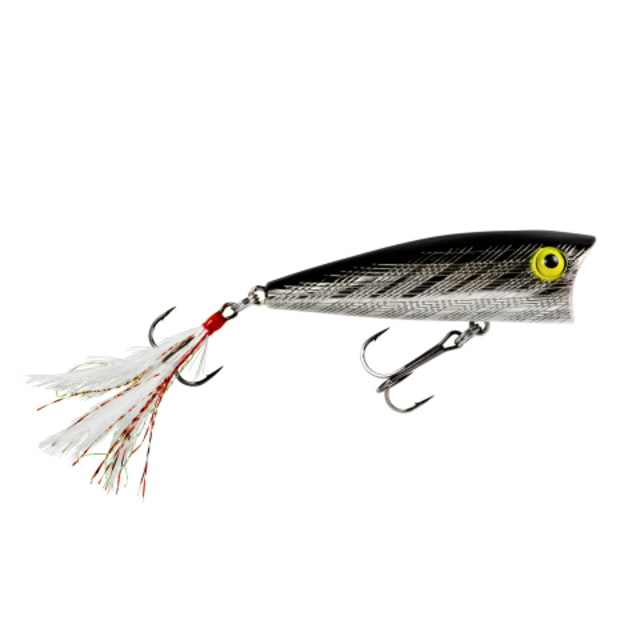 Rebel Lures Rebel POP R- P70 3 1/8in 9/16 oz Silver/Black