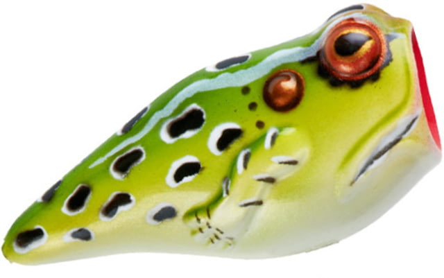 Rebel Lures Rebel Pop'N Frog Topwater Bait 1 7/8in 3/16 oz Floating Leopard Frog