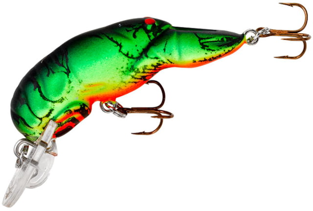 Rebel Lures Rebel Teeny Wee Crawfish Bait 1 1/2in 1/10 oz Floating Firetiger