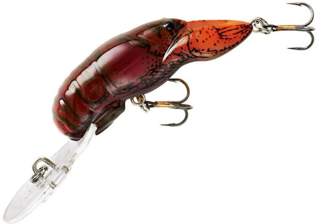 Rebel Lures Rebel Teeny Wee Crawfish Bait 1 1/2in 1/10 oz Floating Flaming June Bug