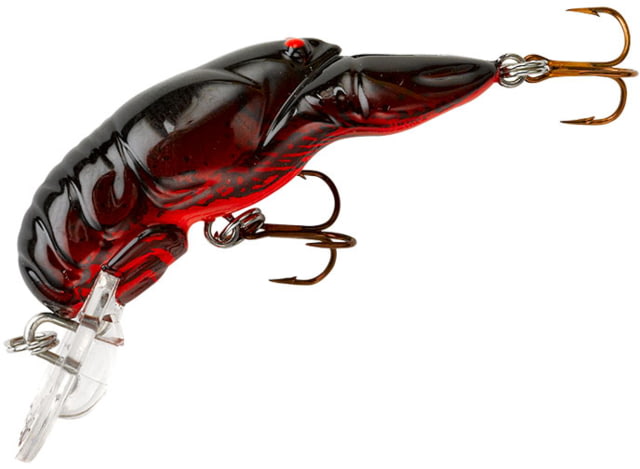Rebel Lures Rebel Teeny Wee Crawfish Bait 1 1/2in 1/10 oz Floating Texas Red