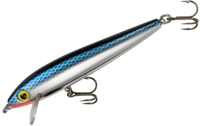Rebel Lures Rebel Tracdown Minnow 10 Slick Black Minnow 3-1/2in 3/8 oz