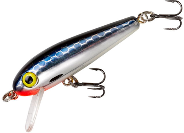 Rebel Lures Rebel Tracdown Minnow 49 Silck Black Minnow 1-5/8in 3/32 oz