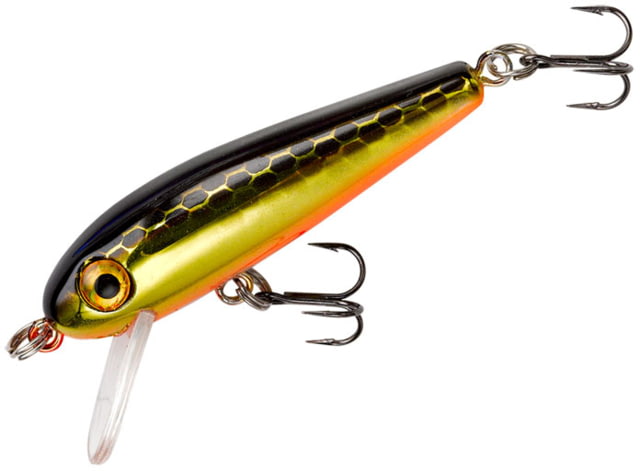 Rebel Lures Rebel Tracdown Minnow 49 Slick Gold Minnow 1-5/8in 3/32 oz