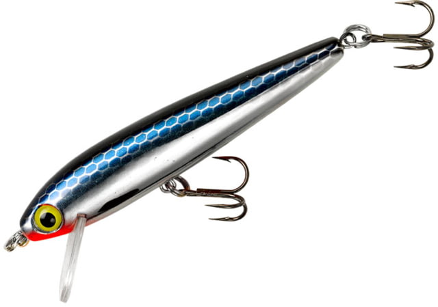 Rebel Lures Rebel Tracdown Minnow 50 Slick Black Minnow 2-1/2in 5/32 oz